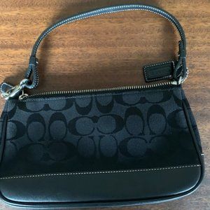 Coach Black Small Signature Purse